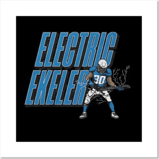 Austin Ekeler Electric Posters and Art